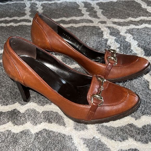 •Gucci horse bit heeled loafer• - Picture 6 of 13